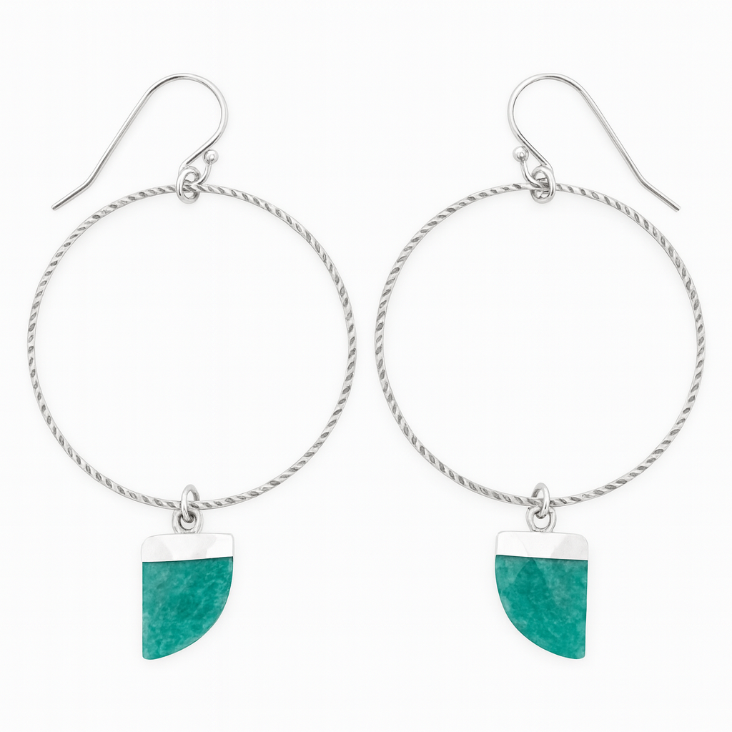 Talisman Hoops – Silver