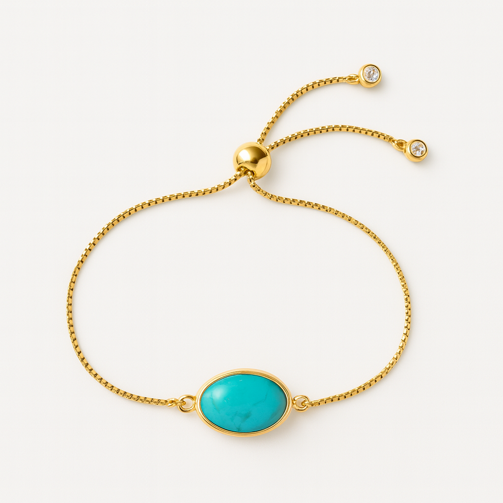 Gemstone Slide Bracelet
