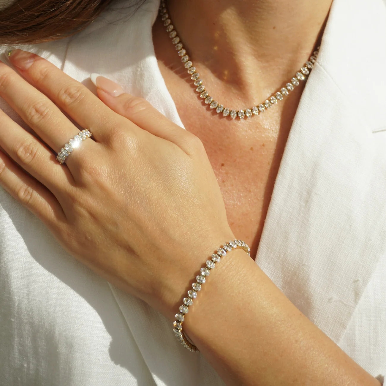 Tennis Bracelet with CZ