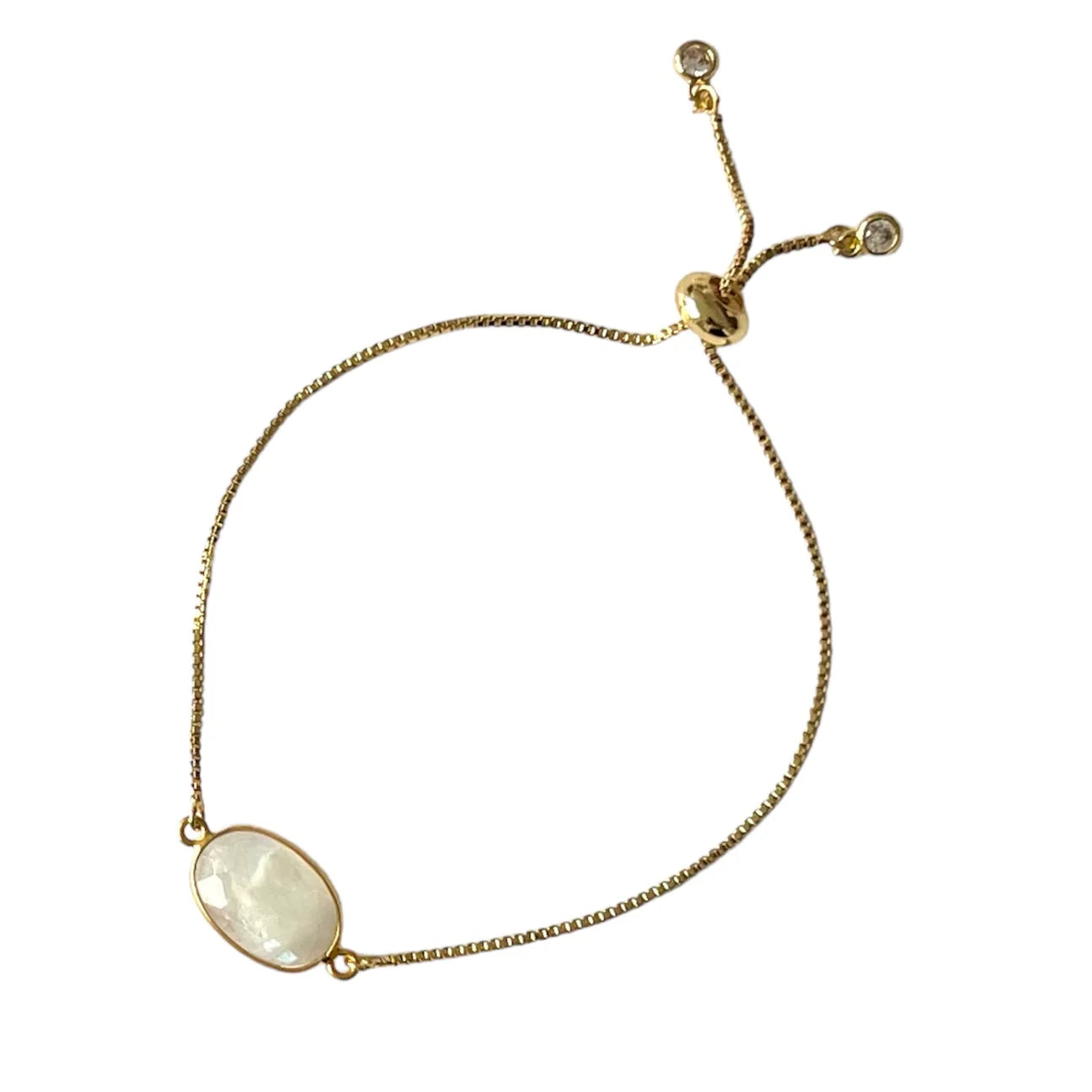 Gemstone Slide Bracelet