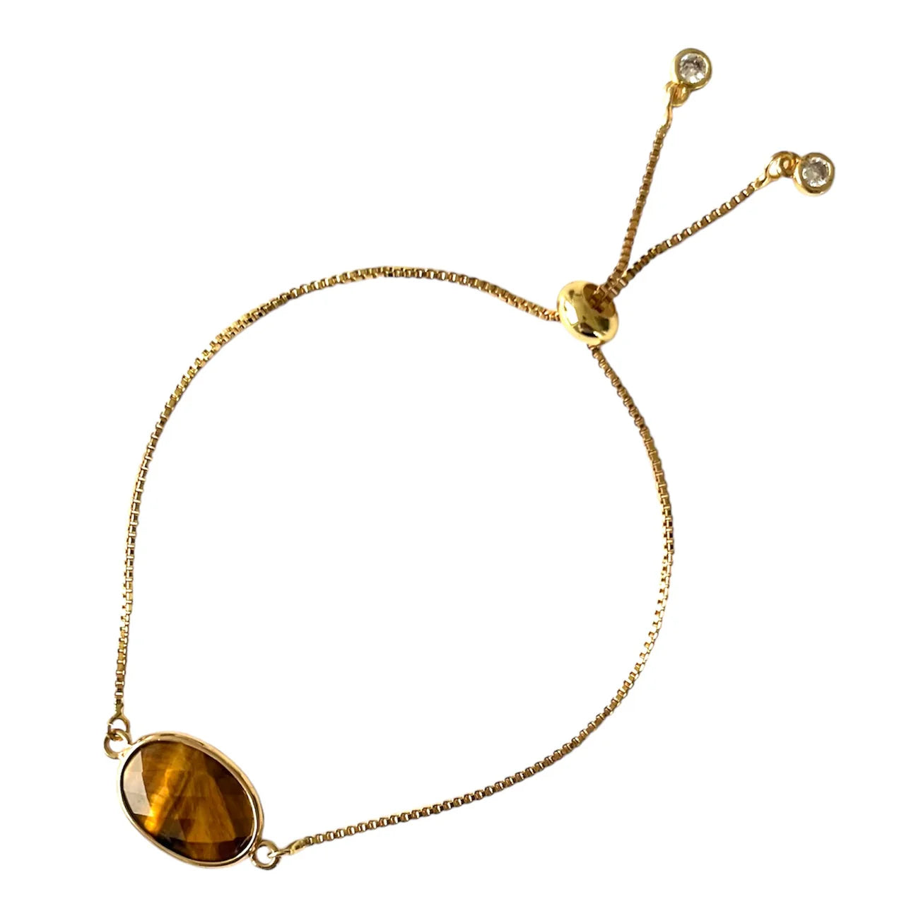 Gemstone Slide Bracelet
