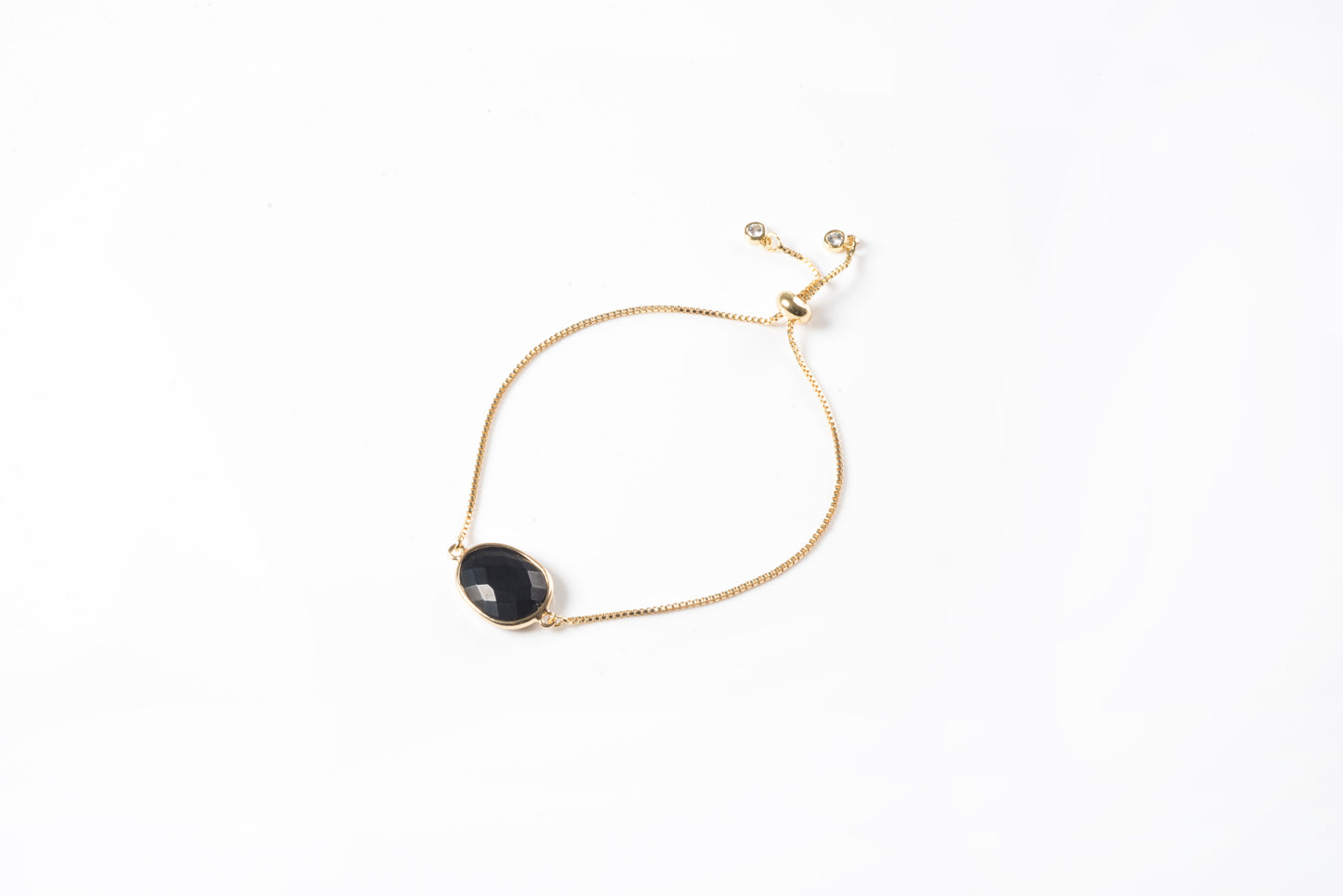 Gemstone Slide Bracelet