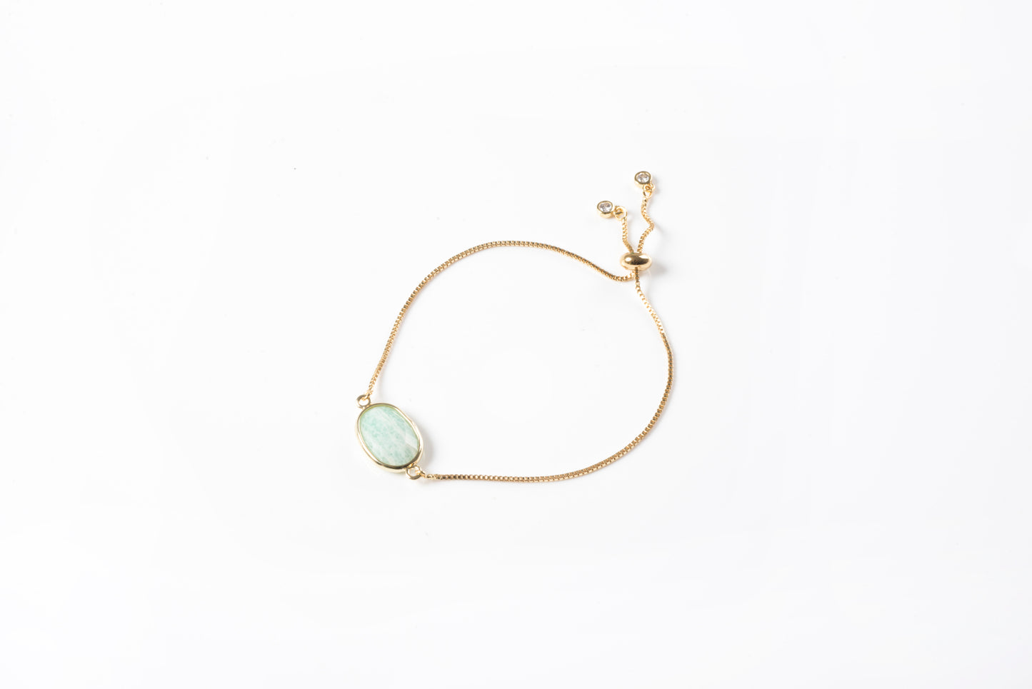 Gemstone Slide Bracelet