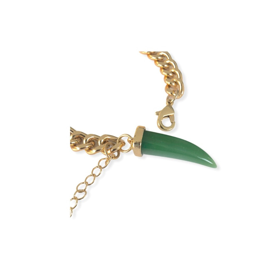 Gemstone Curb Link Bracelet