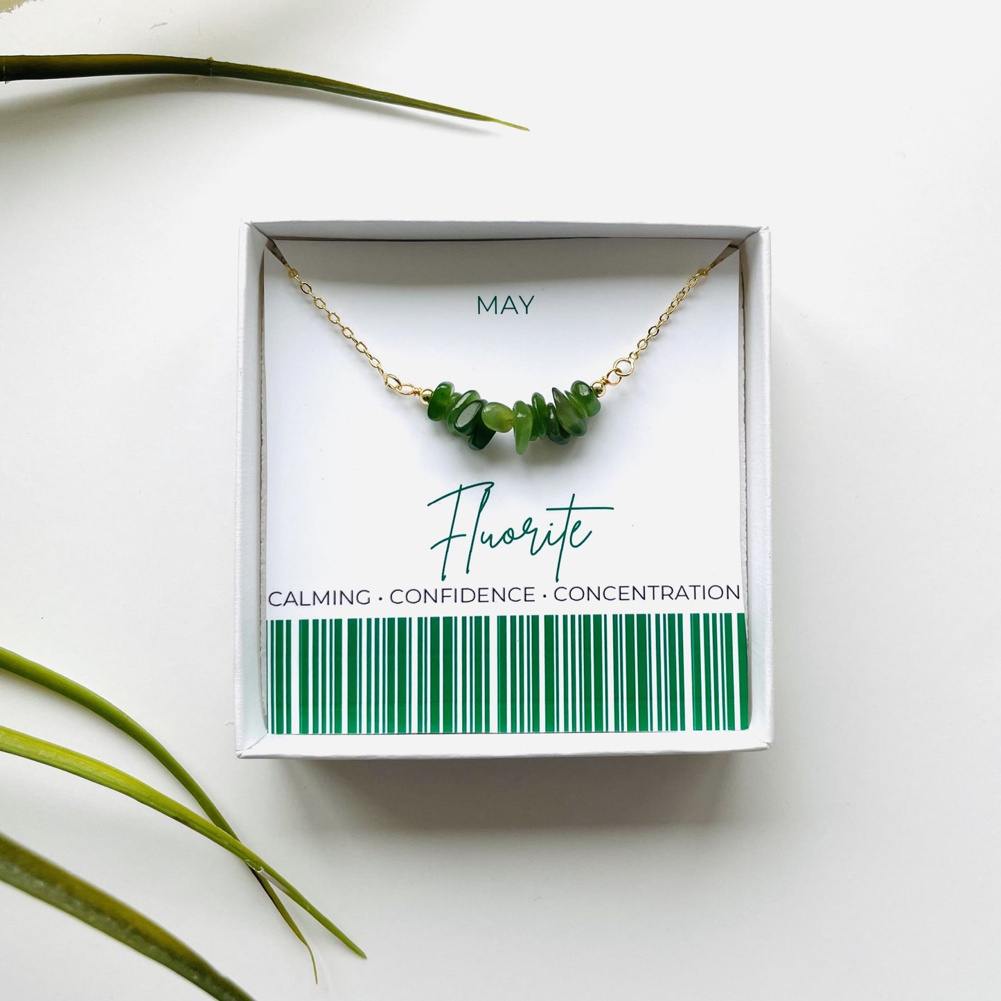 The Birthday Bar Birthstone Necklace