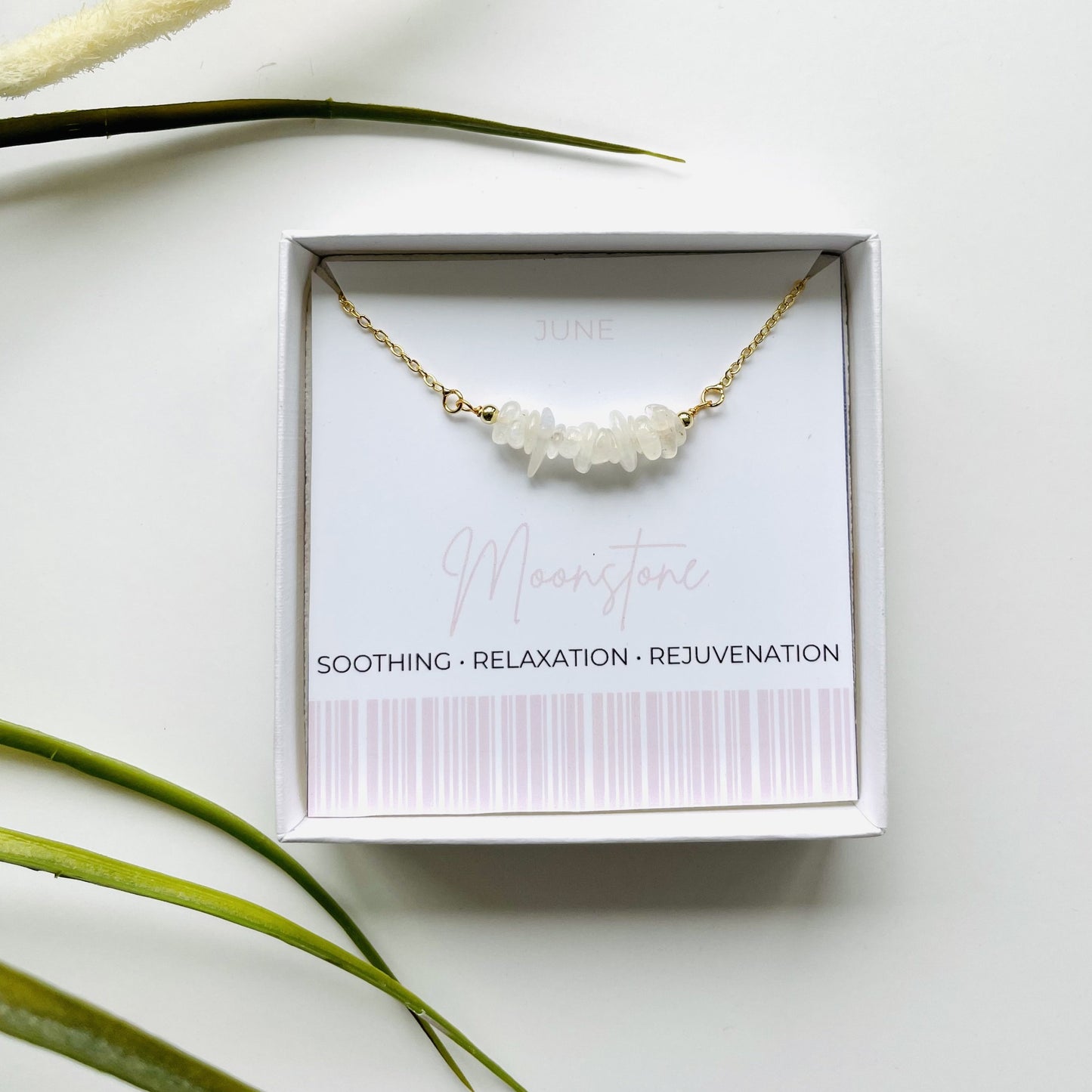 The Birthday Bar Birthstone Necklace