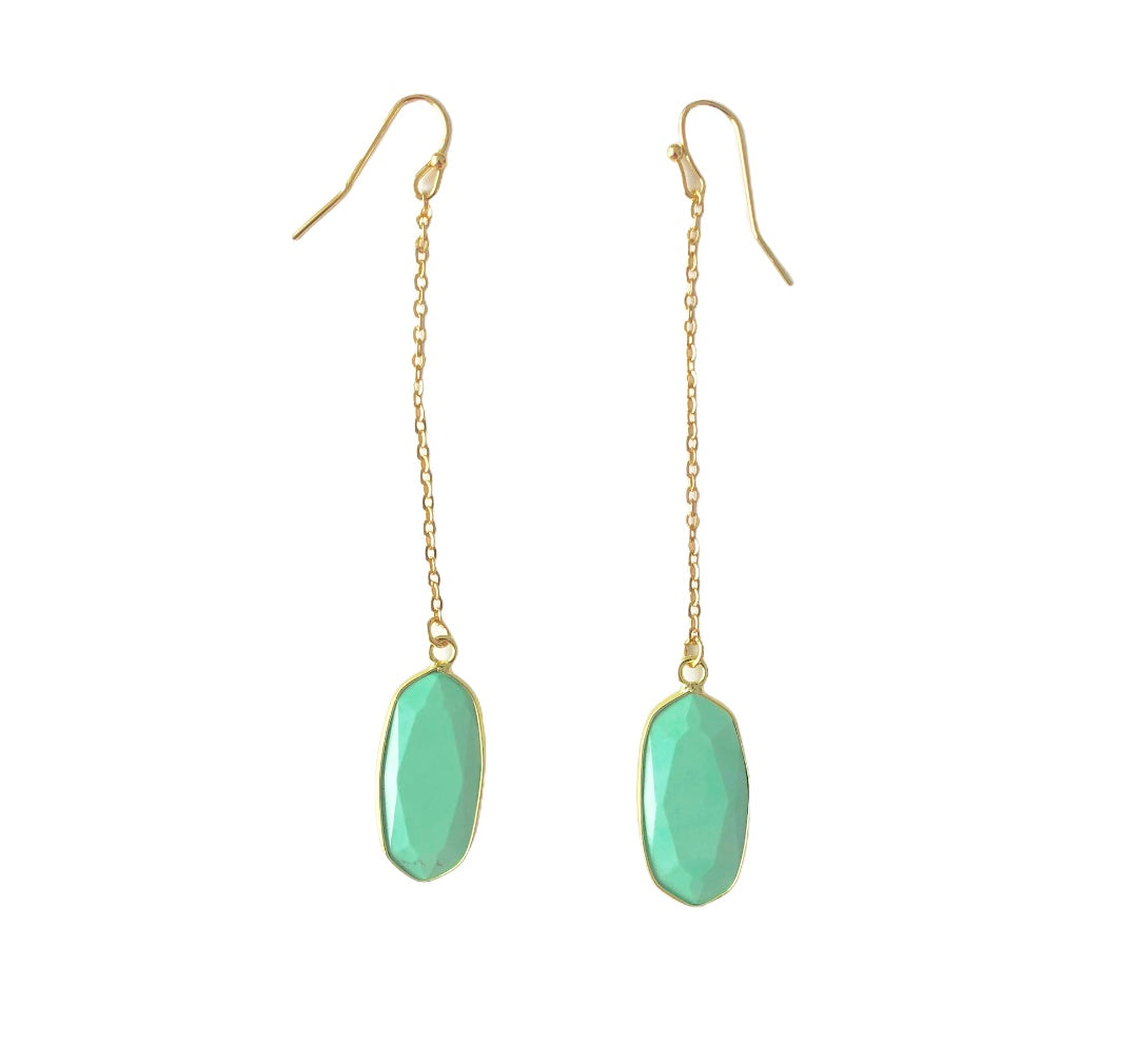 Crysophase Chain Earrings