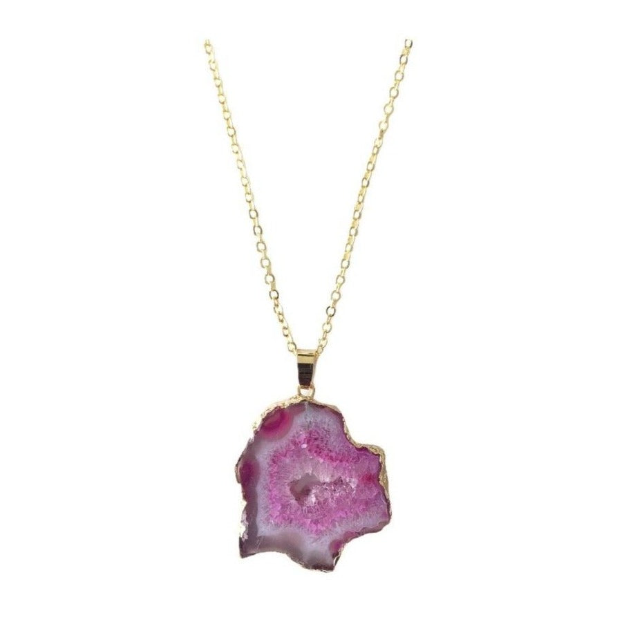 Sliced Agate Rift Pendant