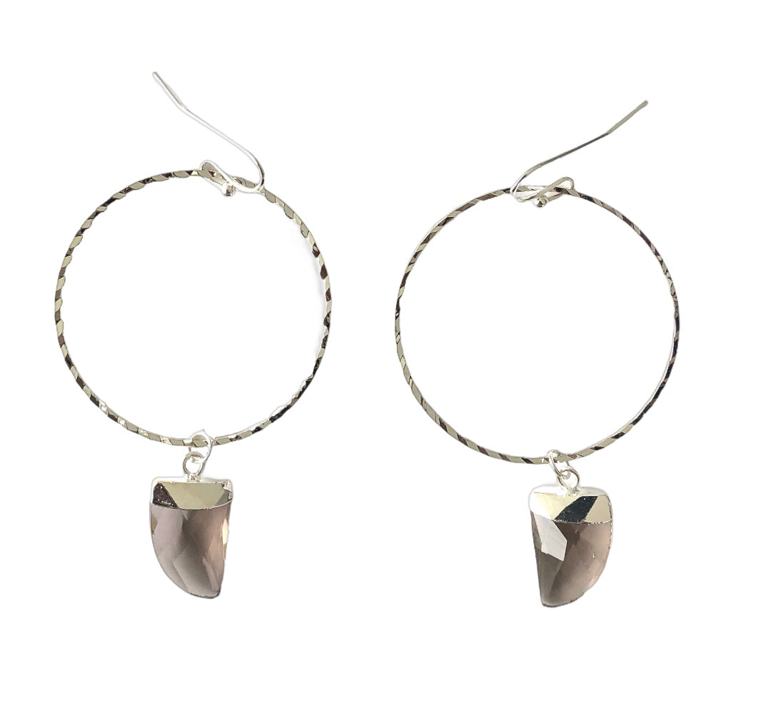 Talisman Hoops – Silver