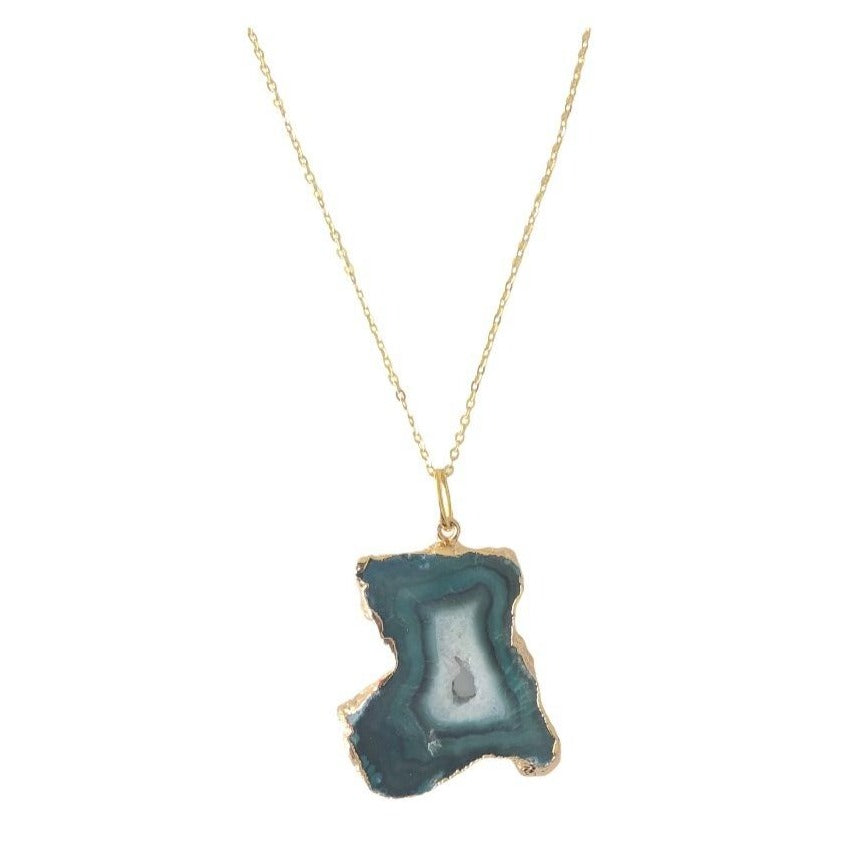 Sliced Agate Rift Pendant