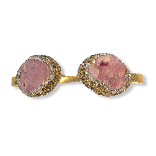 Blue Druzy Bangle