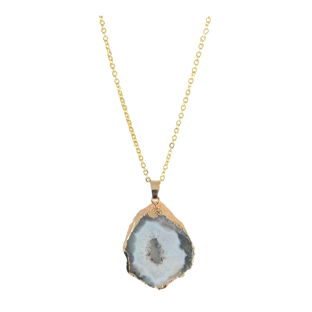 Sliced Agate Rift Pendant