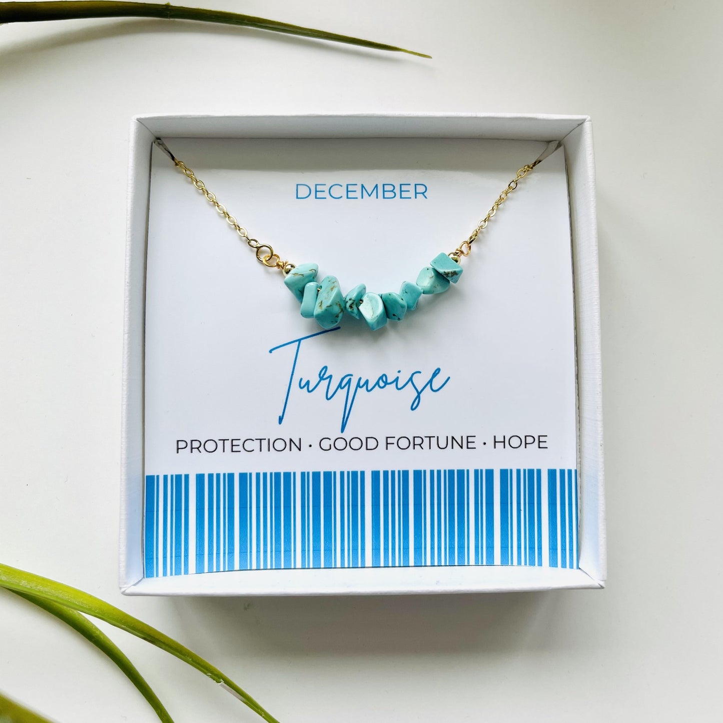 The Birthday Bar Birthstone Necklace
