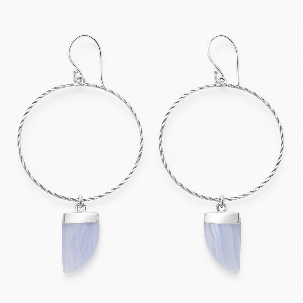 Talisman Hoops – Silver