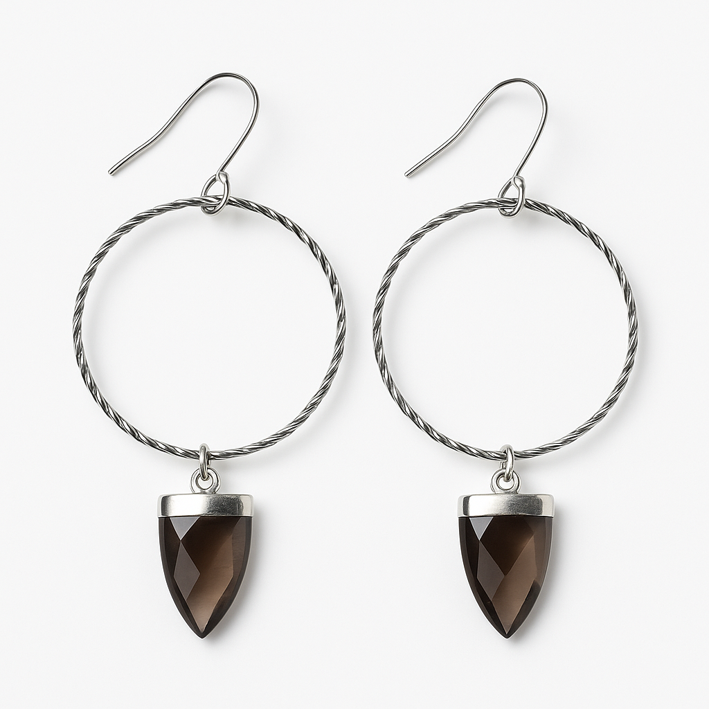 Talisman Hoops – Silver