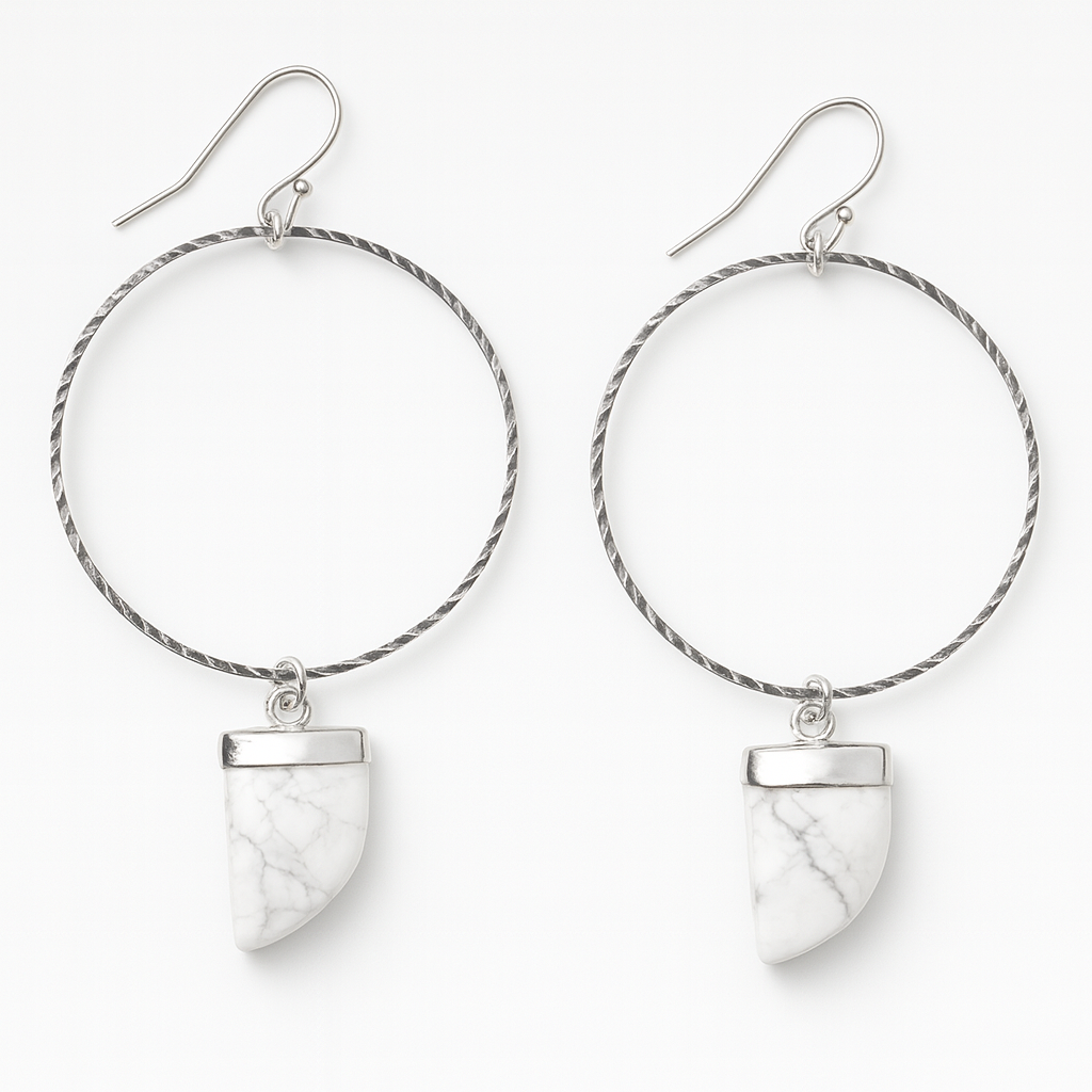Talisman Hoops – Silver