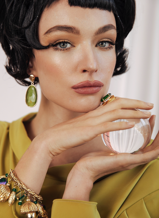Catseye Colour Drop Earrings