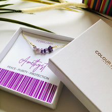 Load image into Gallery viewer, Amethyst - February Birthstone Necklace