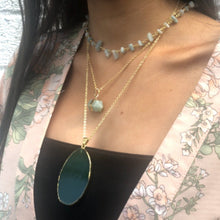 Load image into Gallery viewer, Aventurine Hexagonal Necklace
