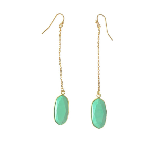 Crysophase Chain Earrings