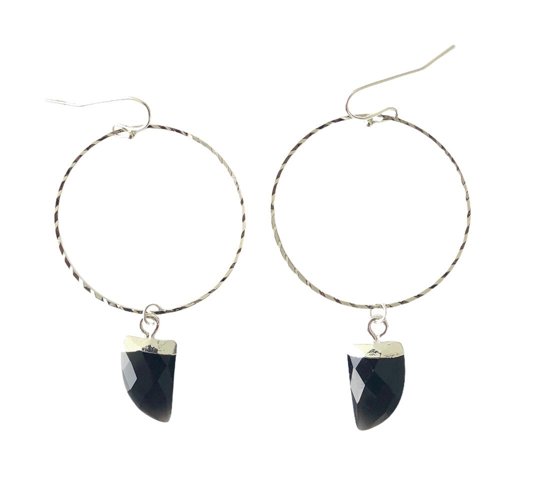 Talisman Hoops – Silver