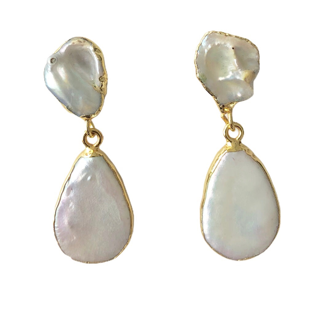 Baroque Pearl Luxe Drop Earrings