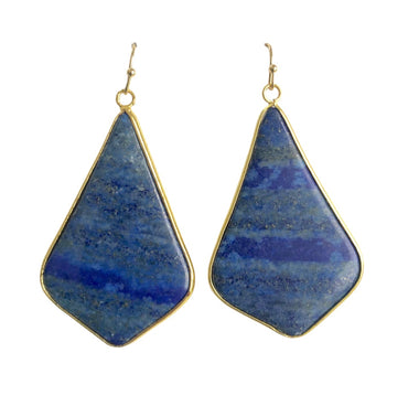 Lapis Lazuli Bell Shaped Earrings