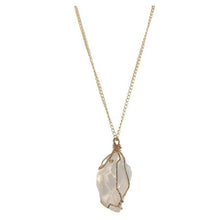 Load image into Gallery viewer, Wire Wrapped Quartz Necklace