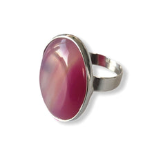 Load image into Gallery viewer, Pink Agate Ring