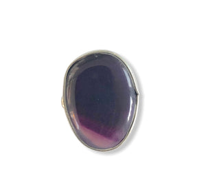 Purple Agate Ring