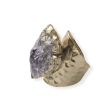 Load image into Gallery viewer, Amethyst Spearhead Ring