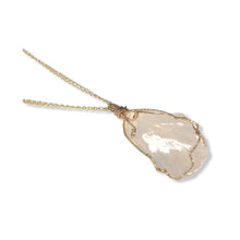 Load image into Gallery viewer, Wire Wrapped Quartz Necklace