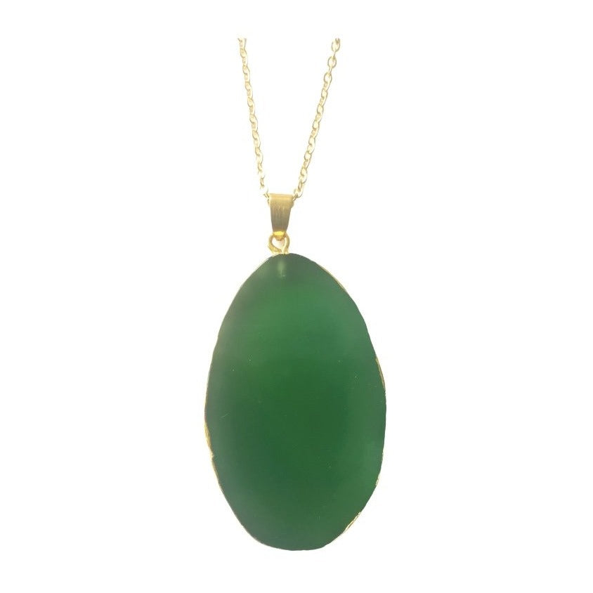 Emerald Green Agate Necklace – 'Agate' | Irish Jewellery Designer| Hand  Made Jewellry