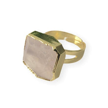 Load image into Gallery viewer, Rose Quartz Statement Ring