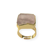 Load image into Gallery viewer, Rose Quartz Statement Ring