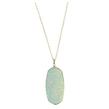 Load image into Gallery viewer, Amazonite Geometric Necklace