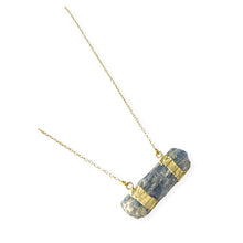 Load image into Gallery viewer, Kyanite Necklace in Yellow Gold