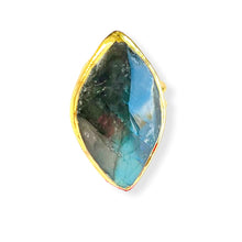 Load image into Gallery viewer, Labradorite Statement Ring