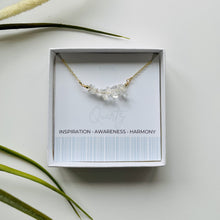 Load image into Gallery viewer, Quartz - April Birthstone Necklace