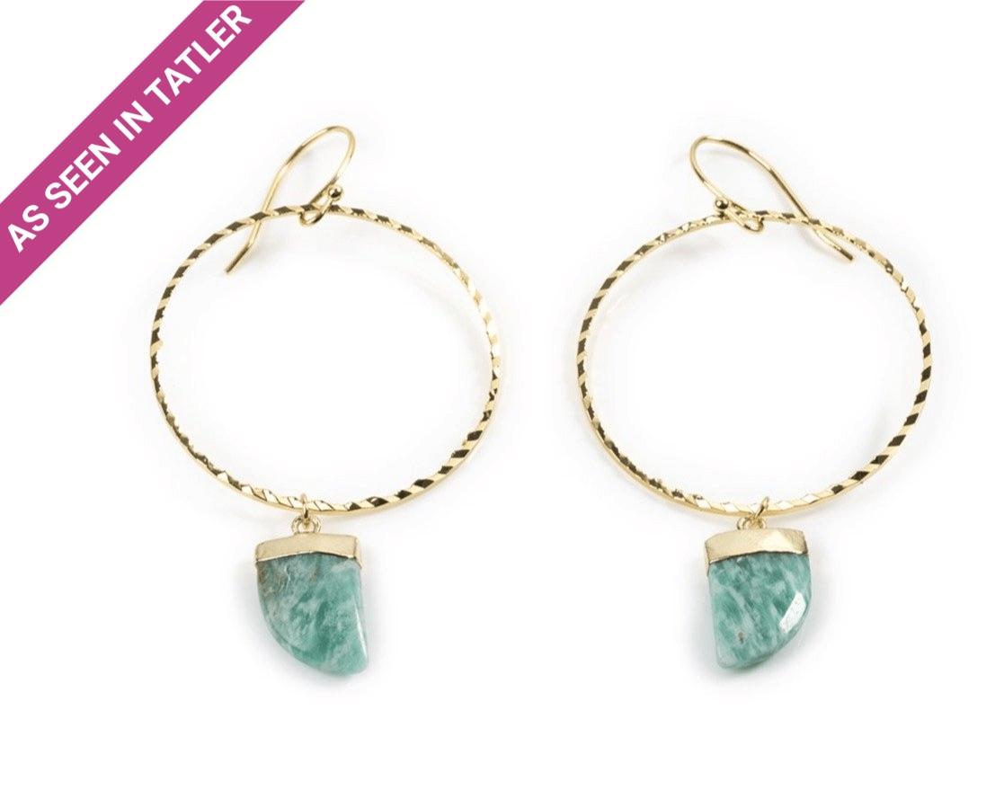 Talisman Hoops – Yellow Gold