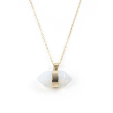 Load image into Gallery viewer, Moonstone Hexagonal Necklace