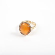 Load image into Gallery viewer, Orange Catseye Ring